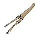 AIRSSON 2 Points Rifle Gun Sling Traditional Slings Cord Shoulder Strap for Outdoor Hunting Shooting Nylon (Tan)