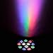 Lixada 10 Packs DMX-512 RGBW LED Stage PAR Light Strobe Professional 8 Channel Party Disco DJ Show 15W AC 100-240V