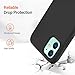 TORRAS Liquid Silicone Compatible for iPhone 11 Case 6.1-Inch, Soft Case, Full-Body Protective case with Microfiber Lining, Black