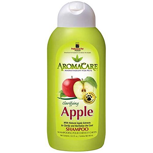 Dog Shampoo Clarifying Green Apple Scented Pet Aromatherapy 13.5 oz Bottle
