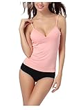 Youthpome Women's Camisole with Padded Bra Cup (FBA)