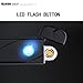 OIIKURY USB Lighter Rechargeable, [Fingerprint Sensor] Electronic Lighter Windproof Flameless No Butane No Gas Lighter (Black)
