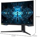 Samsung Odyssey G7 27" 1440p 240Hz Curved QLED Gaming Monitor Gsync HDR600 view 7