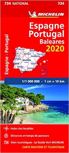 carte espagne touristique michelin Amazon.fr   Carte Michelin Espagne, Portugal 2020   Michelin   Livres