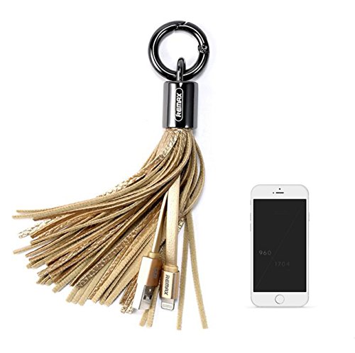 Tassel Cable Design USB Leather Key Chain Smart Gift Deeply Discounted Price - Buy 2, Get 10% Off & Buy 3, Get 15% Off - Expired Today (Gold)