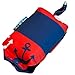 RC Pet Products Packable Dog Rain Poncho, Nautical, Medium