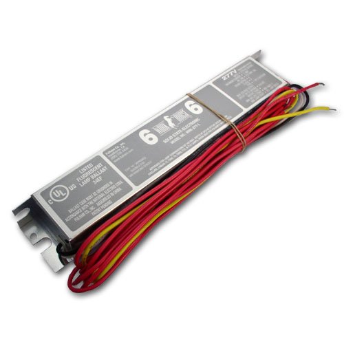 Workhorse 6 - Long Case - Fluorescent Electronic Ballast - 277 Volt - Fulham WH6-277-L