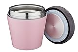MIRA Lunch, Food Jar, Vacuum Insulated, Stainless Steel, 10oz, Pink