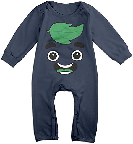 Guava Juice Romper,6-24 Month Toddler Onesie,infant Bodysuit Long Sleeve Navy 12 Months