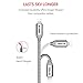USB-C to Lightning Cable, Metrans USB 3.0 Type C to Lightning Sync &Data Cable Cord for iPhone iPad Connect to Macbook Pro 2016, MacBook 12-inch and other Type-C Devices (6FT,Silver)