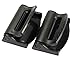Dwindish Black 2 Pcs Smart Seatbelt Adjuster Clip Buckle Shoulder Relax Neck Comfort Supports