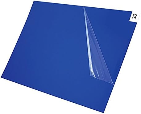 Cleanroom Adhesive Sticky Mats - Bemaxy Anti-slip Dirt Catcher Adhesive / Tacky Mat with numbered sheets for workshop, Clean Room, Laboratory, Operating Room door Blue (24" x 36" 10 pads of 30 sheets)