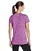 Under Armour Women's Tech V-Neck Twist, Mega Magenta /Metallic Silver, Small