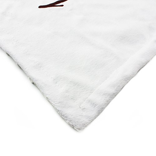 Boritar Baby Milestone Receiving Blanket Newborn Monthly Photography Background Super Soft with Double Layer Minky Dotted, Lovely Fox Printed 30"x47"(75x120cm) - Thumbnail 2