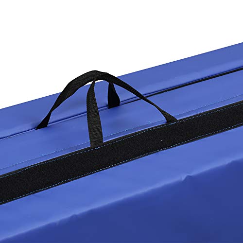 ZENOVA Extra Thick 4'' (10cm) Gymnastics Landing Mat Heavy Duty Folding Gymnastic Mat 8 FT Thick Surface Tumbling Mats - Thumbnail 7