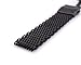 J.VANDER 20mm Brushed PVD Stainless Steel Shark Mesh Dive Watch Band Strap - Premium Clasp - Extra Long