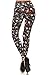 Leggings Depot High Waisted Valentine & Hearts Print Leggings for Women-Full Length-R547, Abstract Bubbles, One Size