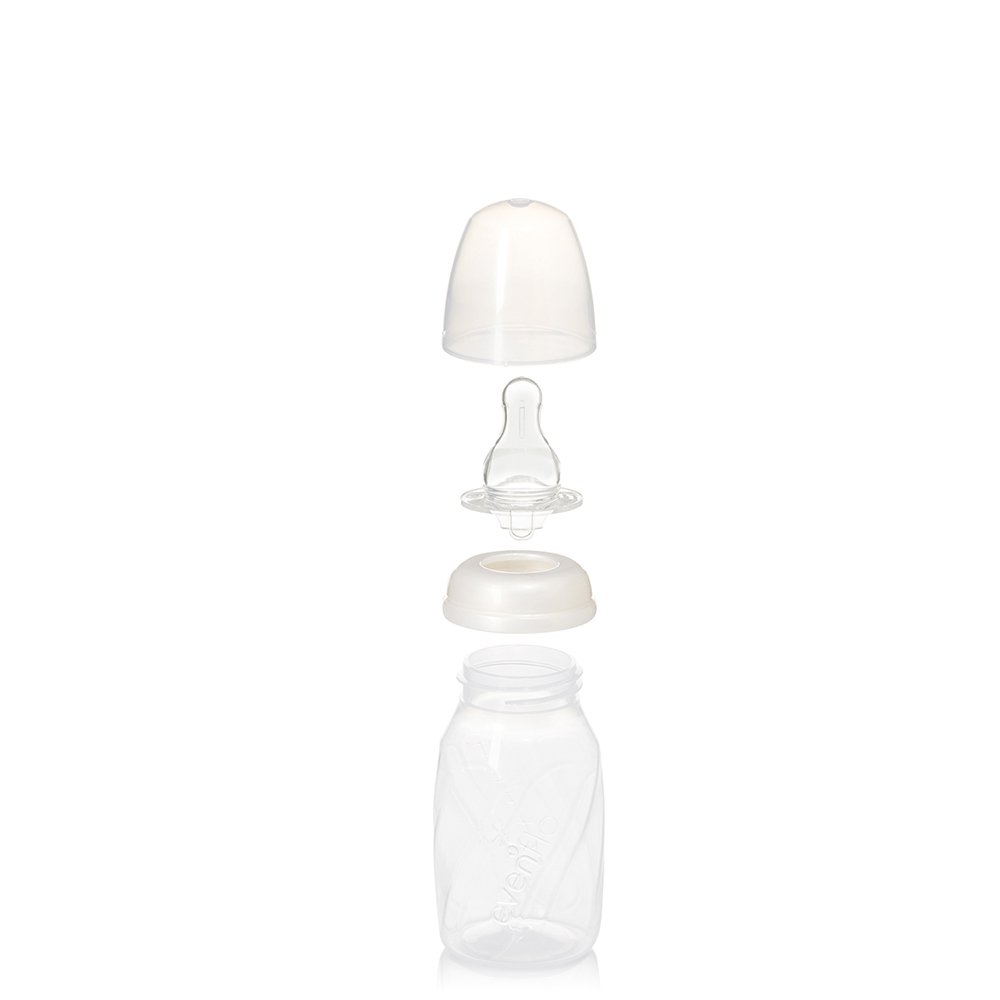 Evenflo Feeding Premium Proflo Vented Plus Polypropylene Baby, Newborn and Infant Bottles - Helps Reduce Colic - Teal/Green/Blue, 4 Ounce (Pack of 6) : Baby