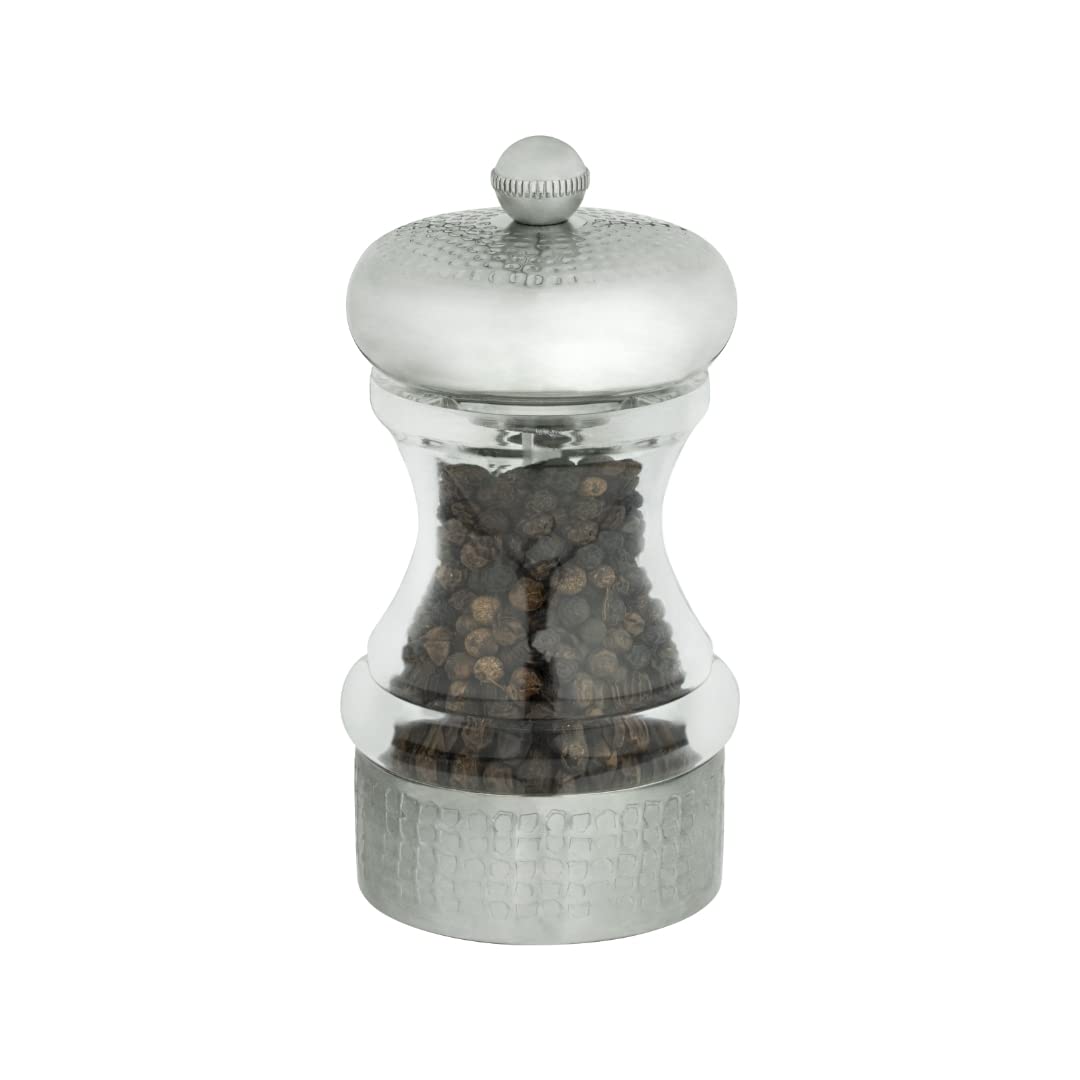 Grunwerg SP-9178M Salt or Pepper Mill, Stainless Steel, Mirror Finish