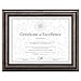 DAX 8-1/2 by 11-Inch Desk/Wall Wood Document Frame, Antique Charcoal Brushed Finish