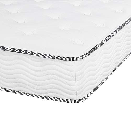 PrimaSleep 10 Inch Hybrid Comfort Tight Top Spring Mattress, Queen