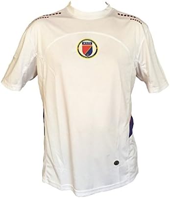 Haitian Soccer Jersey (White) Large