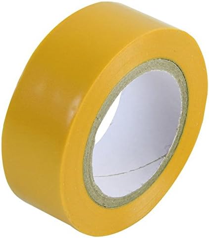 PRO POWER Insulation Tape 19mm x 8m Yellow Flame Retardant PVC