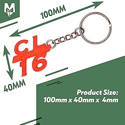 Motoreco Charles Leclerc CL16 Keychain