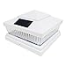 iGlow 8 Pack White Outdoor Garden 6 x 6 Solar SMD LED Post Deck Cap Square Fence Light Landscape PVC Vinyl Wood Bronze