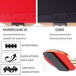 DHS Ping Pong Paddles Professional Table Tennis