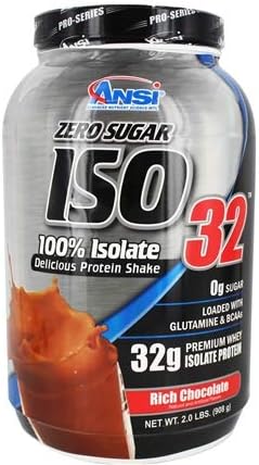 ANSI ISO 32 Ultra Premium Isolate Protein 32g, Cookies 'N Cream 2Lbs