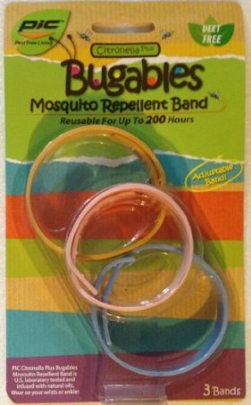 Pic Bug-Band3 Mosquito Repellent Wristband Pack 3 Count Pic Bug-Band3 Mosquito Repellent Wristband Pack 3 Count