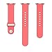 MoKo Apple Watch Band Series 1 Series 2, Soft Silicone Replacement Sports Band for 38mm Apple Watch 2015 & 2016 All Models, Coral (Not fit 42mm Versions)