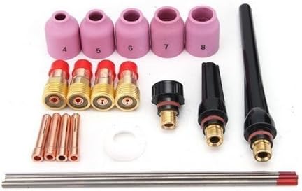21PCS WP 17 18 26 Series TIG Welding Torch Consumables Accessories by Farmunion