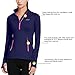 BALEAF Women's Running Jacket Thermal Fleece Pullover Half Zip Tops Thumbholes Winter Long Sleeve Cold Weather M