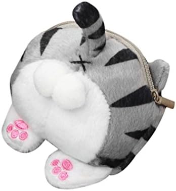 Coin Purse, Shybuy Cute Cat/Dog Butt Tail Plush Coin Purse Change Purse Bags Wallet Bag Purse Wallet