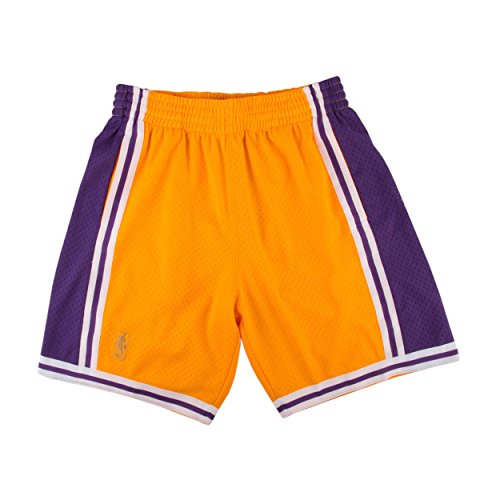 lakers mesh shorts