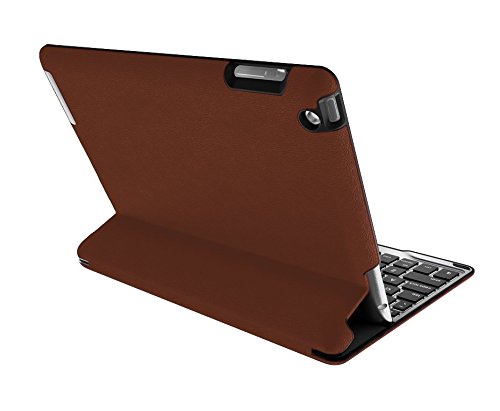ZAGG  PROfolio+ Ultrathin Case with Backlit Bluetooth Keyboard for iPad 2/3/4-Brown Leather