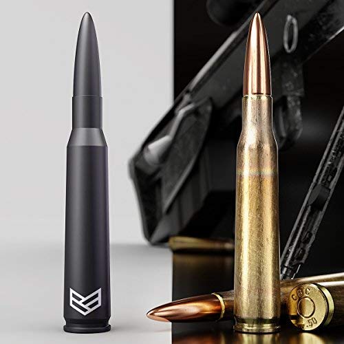 RONIN FACTORY Bullet Antenna Chevy Silverado & GMC Sierra Trucks - 50 Cal Truck Antenna Accessories - Anti Theft - Carwash Safe - Short Replacement Antenna