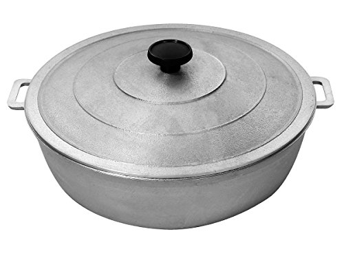Uniware 9900 Super Quality Aluminum Caldero,Dutch Oven,14 QT,Silver (38cm (15-Inch))