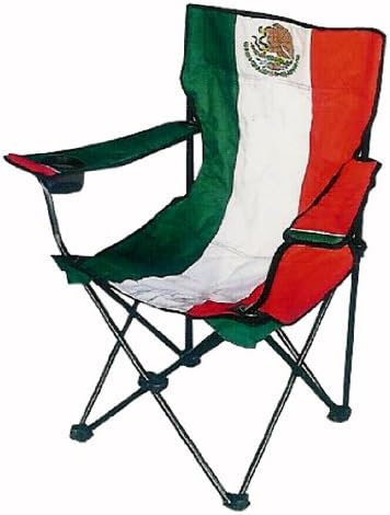VMI Folding Chair with Mexican Flag Print