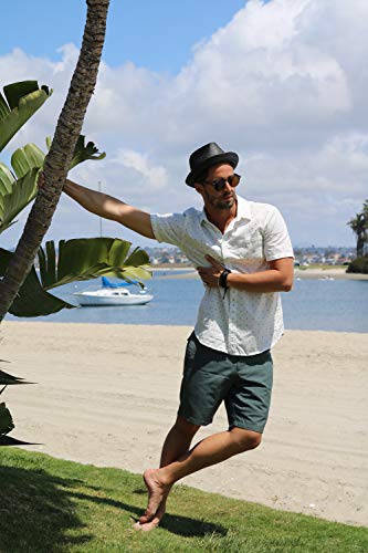 Peter Grimm Depp Natural Straw Fedora - Black (XXL)