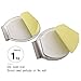JOJO STYLE Towel Hooks, Adhesive Stainless Steel Utility Durable Hangers Wall Mount for Home Kitchen Bathroom Living Room, 4 Packs - Silver