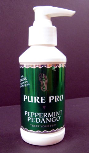 image for Pure Pro Peppermint Pedango Foot Cream 4 Ounce Pump Bottle