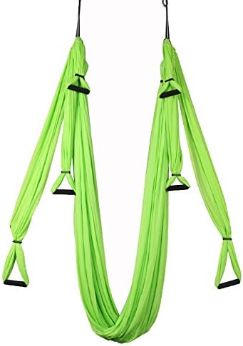Hivvi Aerial Yoga Swing / Hammock / Inversion Sling / Trapeze - Strong, Durable And Great For A Home Fitness Gym