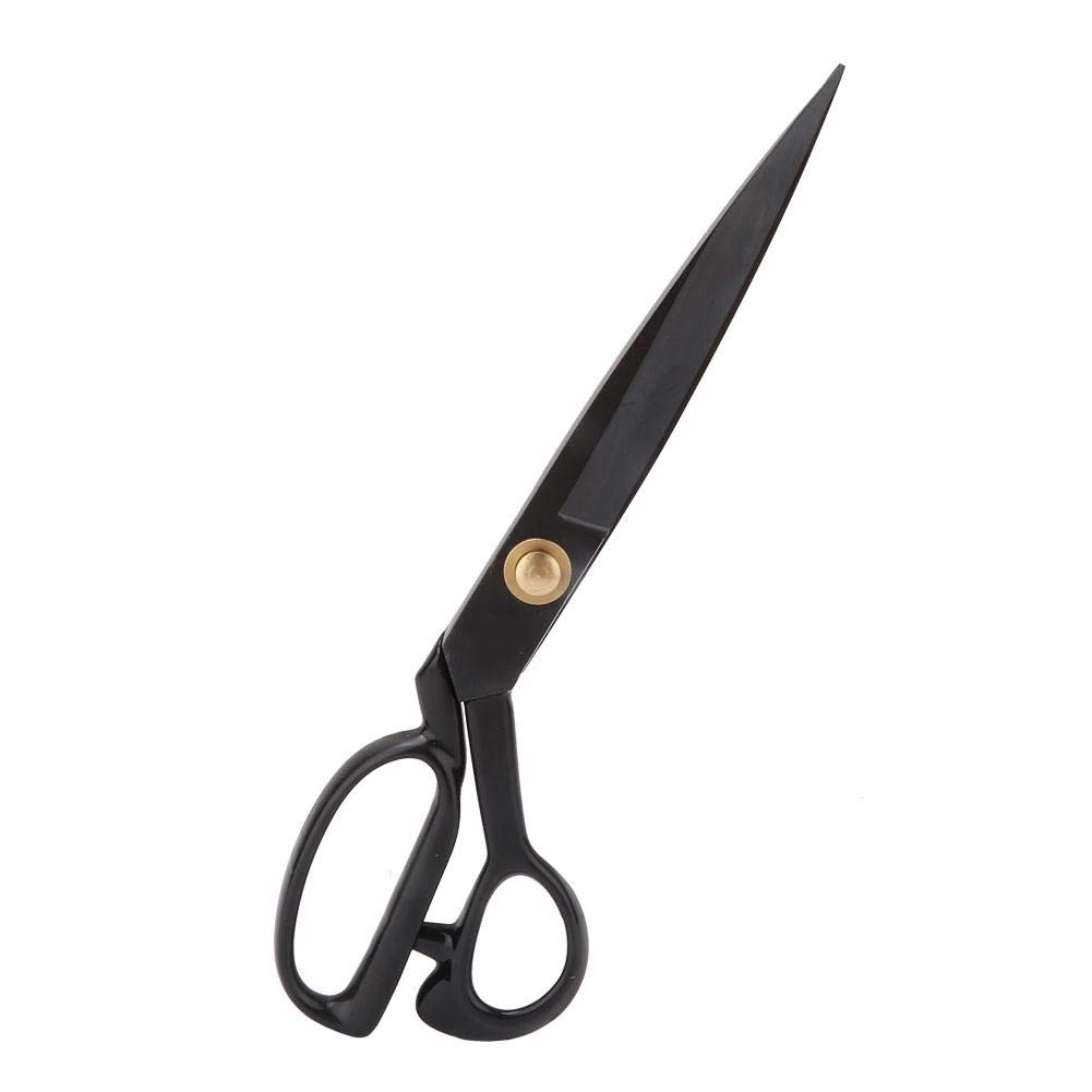 Tailor Retro Black Steel Professional Sewing Scissors - Clothes, Leather, Fabric, Craft, Dressmaking Shears (HC-12in)