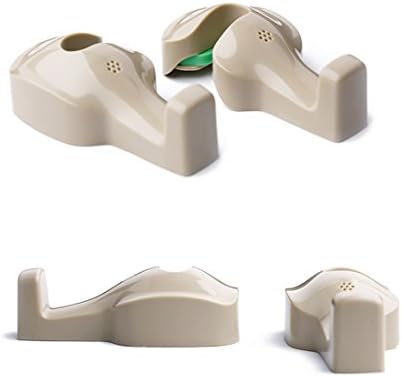 Car Seat Headrest Hooks By Zhidemai - Strong And Durable Backseat Headrest Hanger Storage For Handbags, Purses, Coats, Universal Vehicle Car Seat Back Headrest Bottle Holder(Beige-Set of 2)