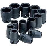 Advanced Tool Design Model ATD-2301 13 Piece 3/8" Drive 6 Point Standard Metric Impact Socket Set