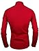 TAM WARE Mens Classic Slim Fit Contrast Inner Long Sleeve Dress Shirts TWNMS314-1-317-WINE-US S