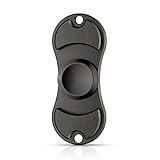 Aimbig EDC Fidget Spinner Aluminium Material High Speed Table Top Design (black)